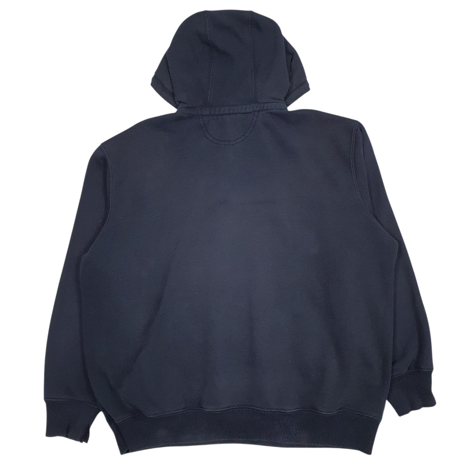 Mens Navy Carhartt Hooded Quarter Zip Jumper