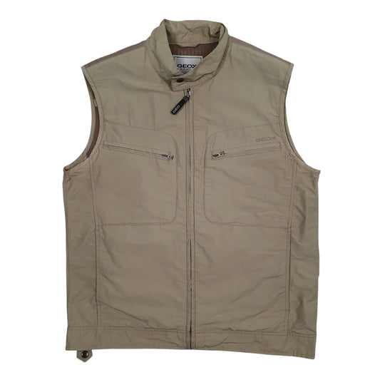 Mens Beige Geox Respira   Coat