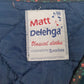 Mens Navy Matt Delehga   Coat