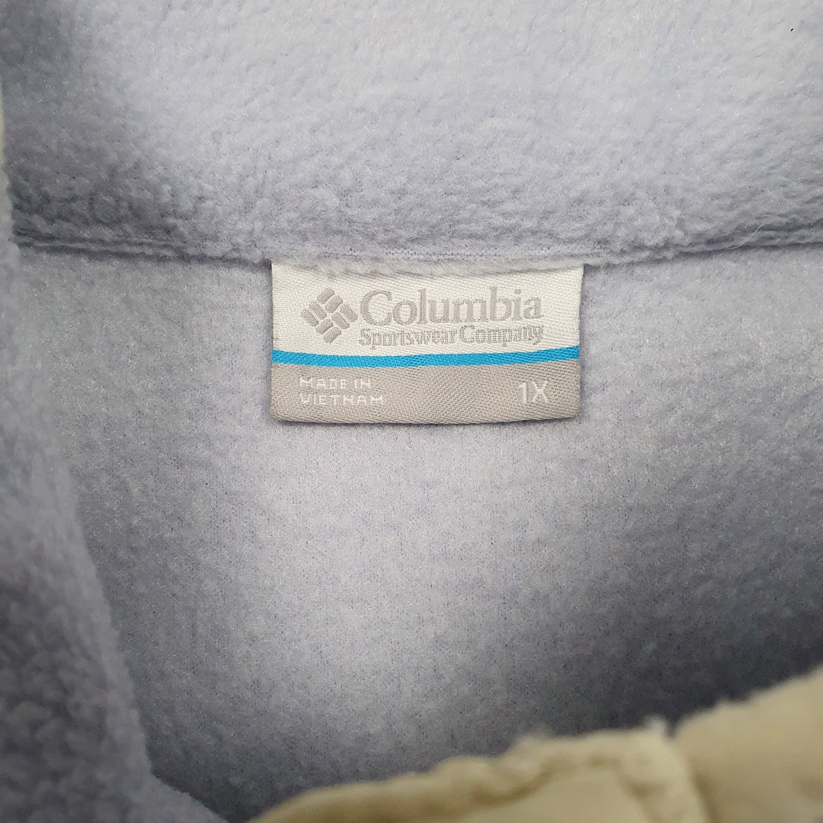 Womens Purple Columbia Sportswear Company  Quarter Zip Jumper
