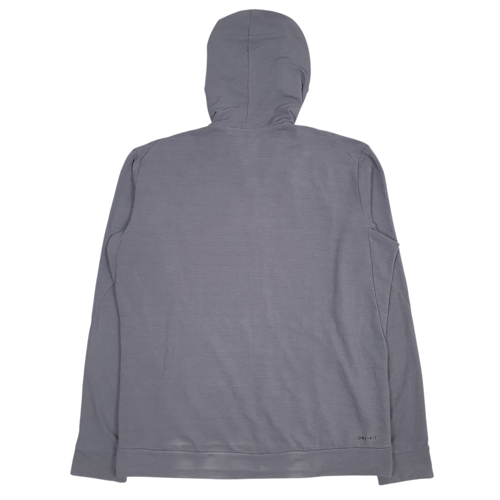 Mens Grey Nike Dri-Fit Full Zip Jumper