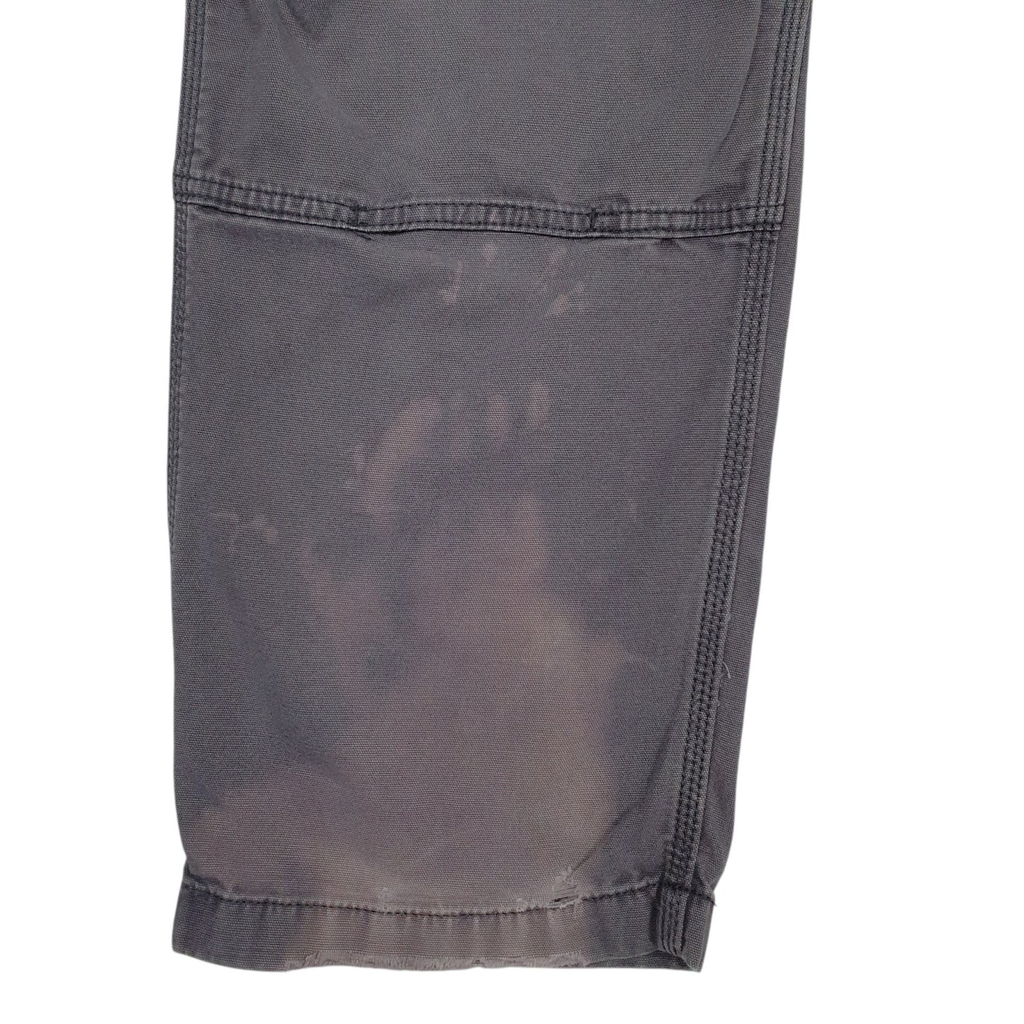 Mens Grey Carhartt Double Knee  Trousers