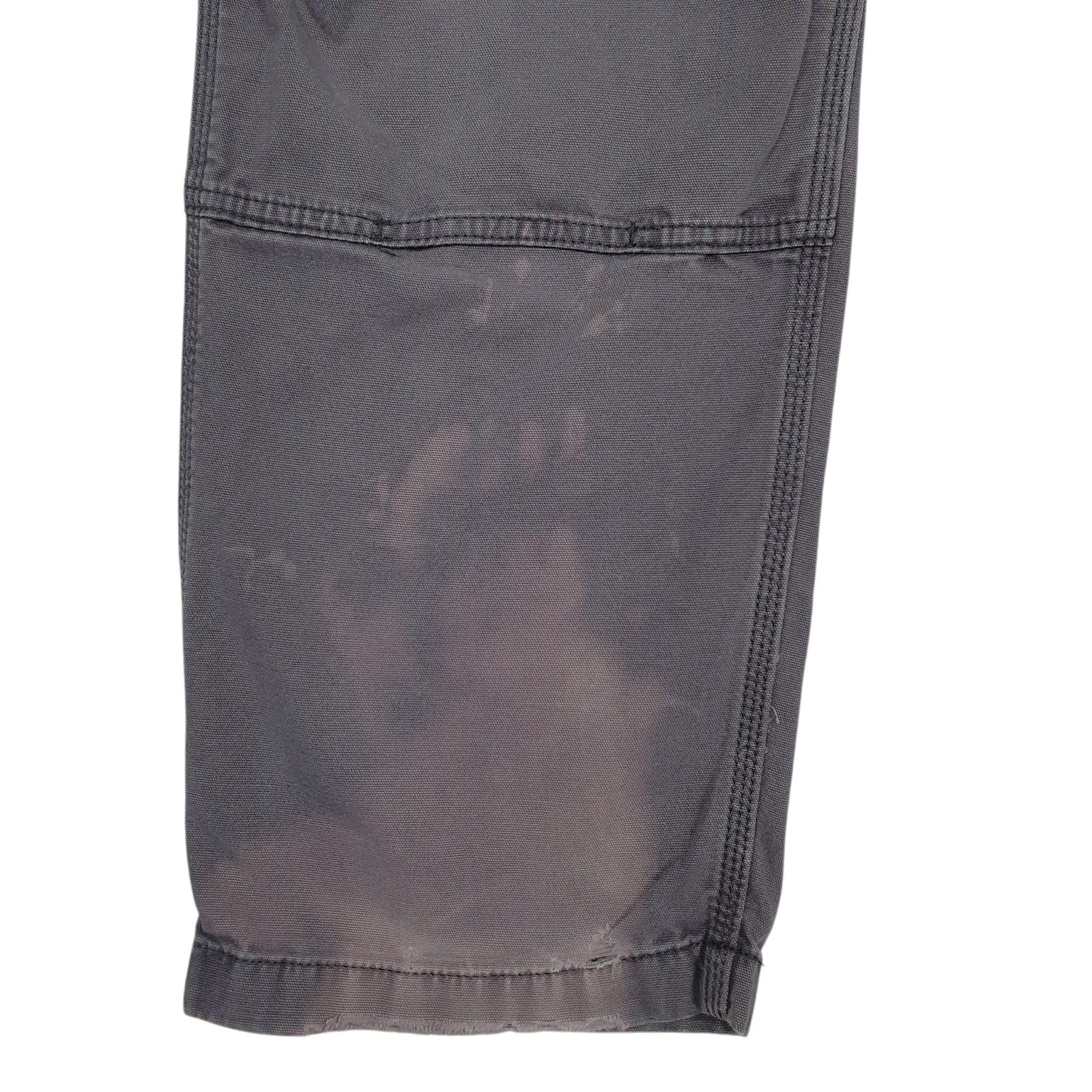 Mens Grey Carhartt Double Knee  Trousers