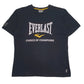 Mens Black Everlast Spellout Short Sleeve T Shirt