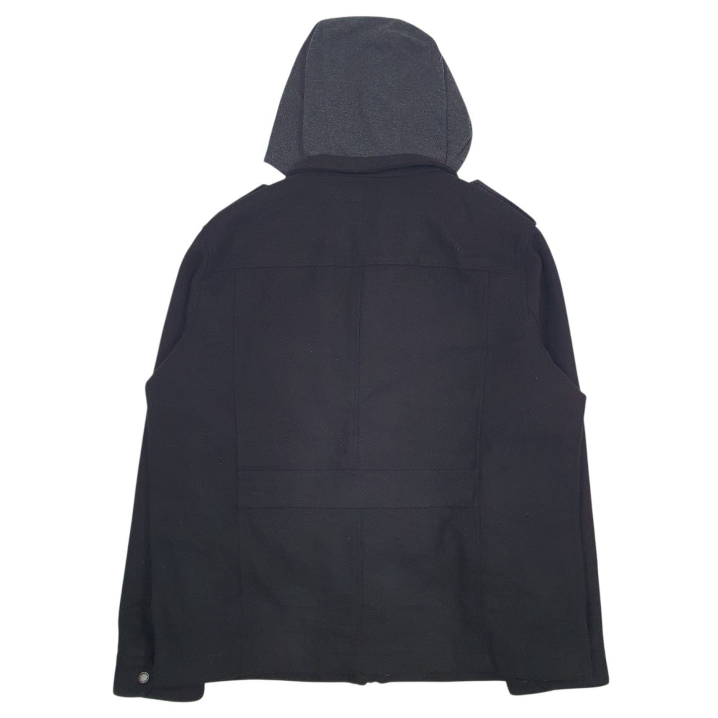 Mens Black Levis   Coat