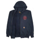 Mens Navy Carhartt  Full Zip Jumper