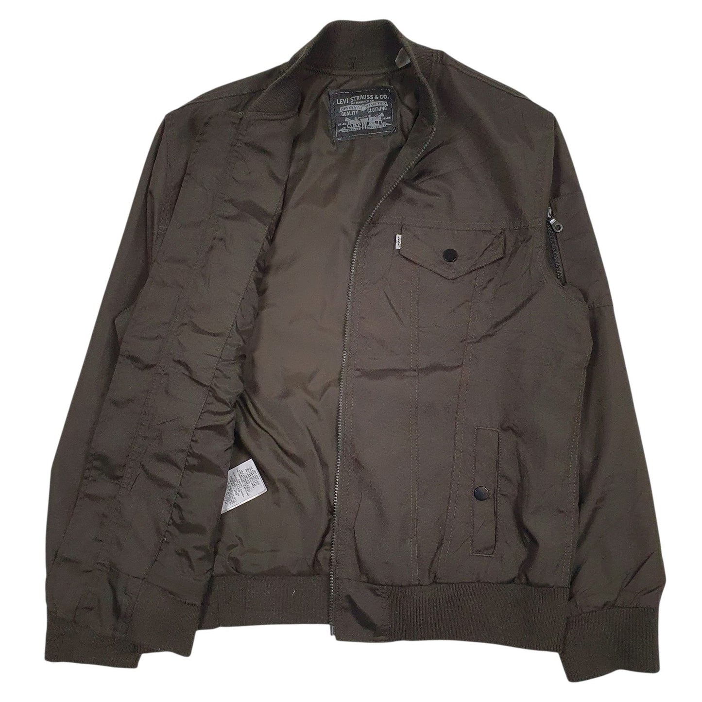 Mens Green Levis   Coat