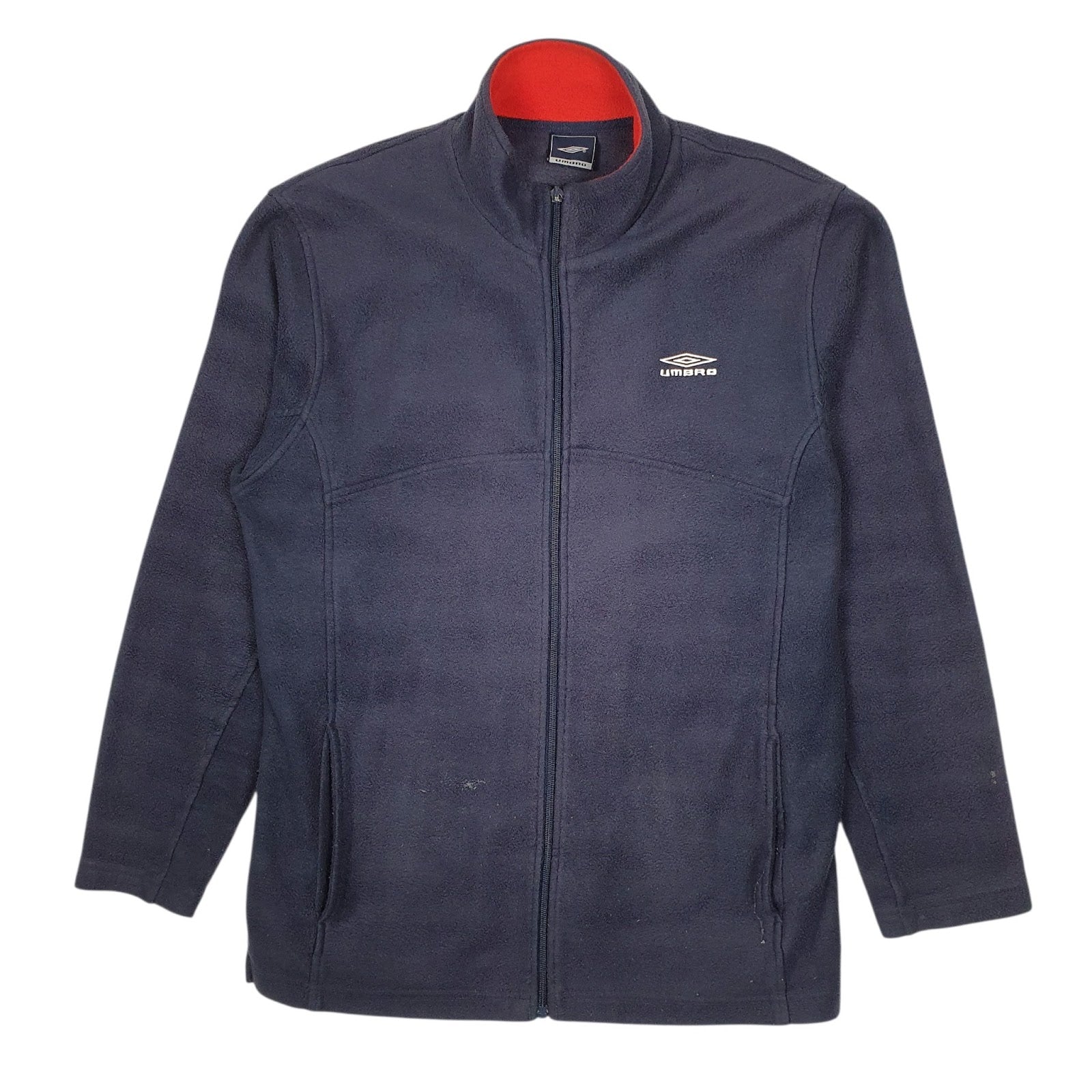 Mens Navy Umbro  Full Zip Jumper