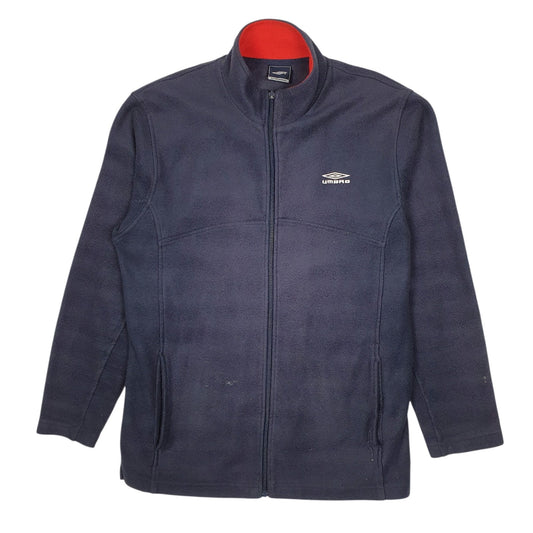 Mens Navy Umbro  Full Zip Jumper