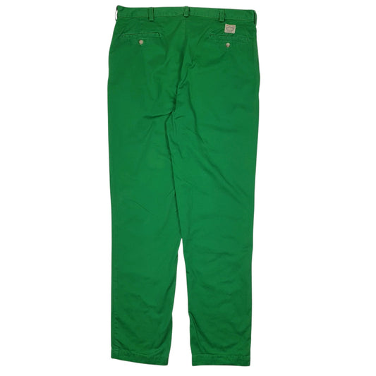 Mens Green Polo Ralph Lauren Vintage 1980s Made In USA  Trousers