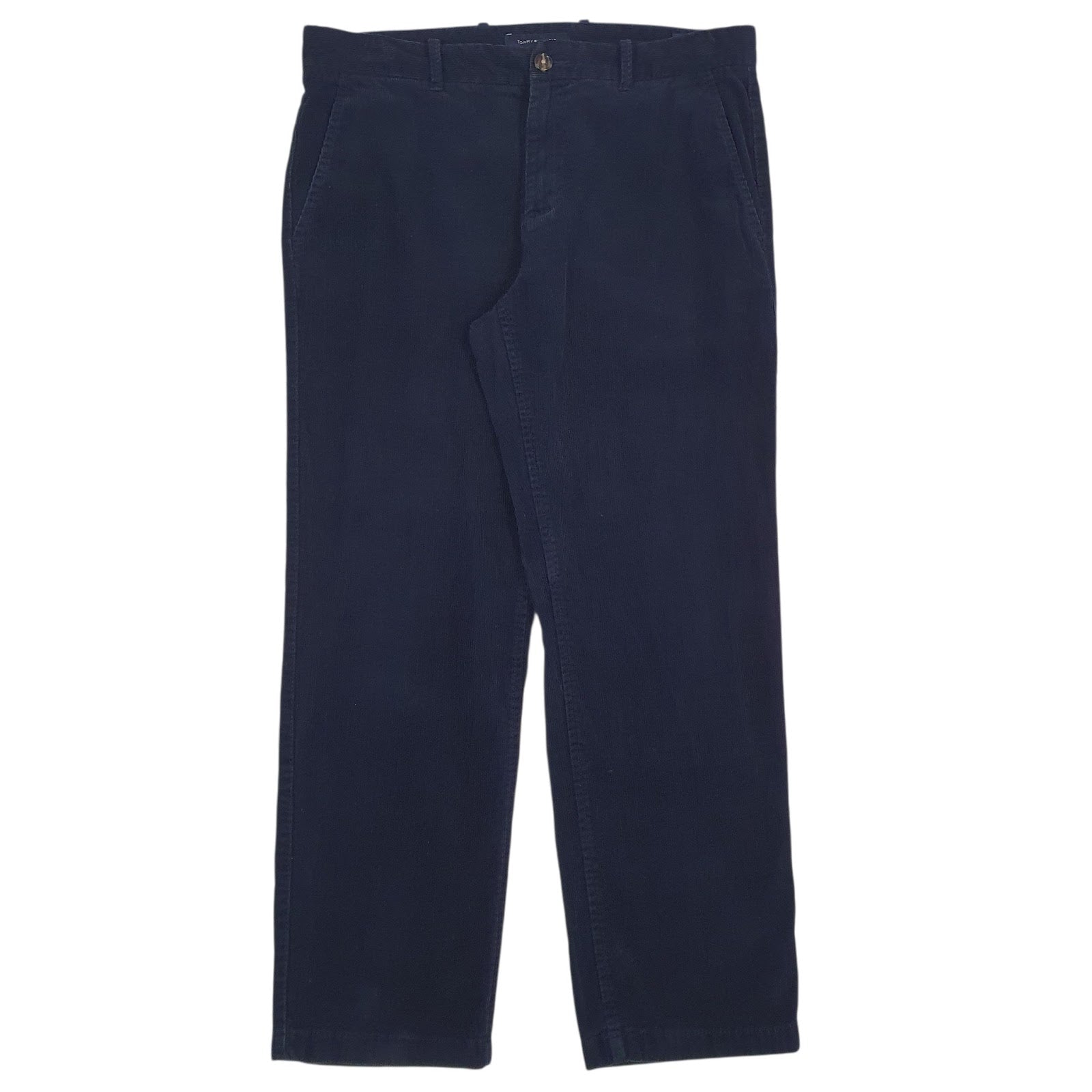 Mens Navy Tommy Hilfiger  Corduroy Trousers