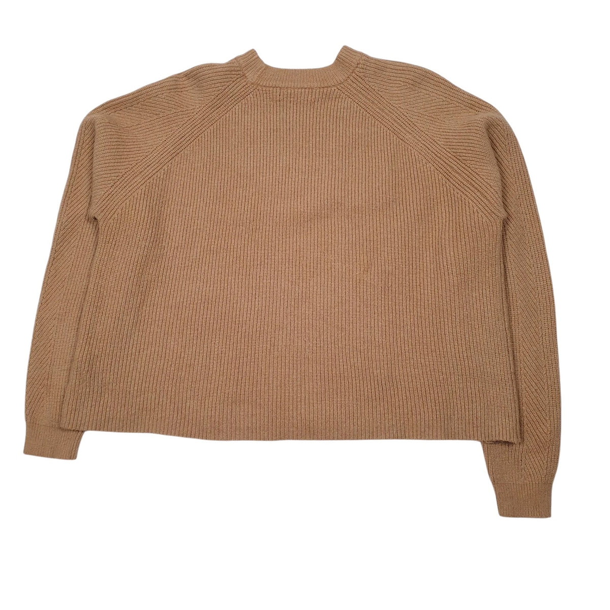 Womens Brown Berhska Oversized Knit Crewneck Jumper