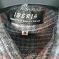 Mens Blue Iberia Vintage Flannel  Shirt