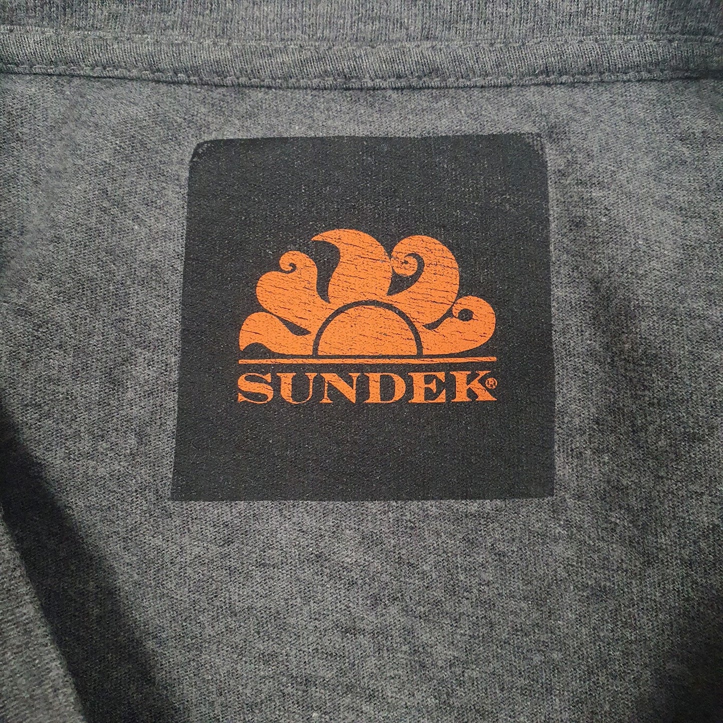 Mens Grey Sundek   T Shirt