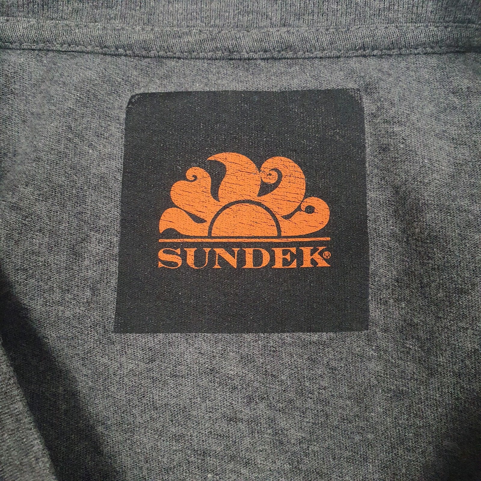 Mens Grey Sundek   T Shirt