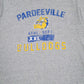 Mens Grey Gildan Pardeeville Bulldogs  T Shirt