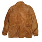 Womens Brown Delan Bomber Suede  Coat