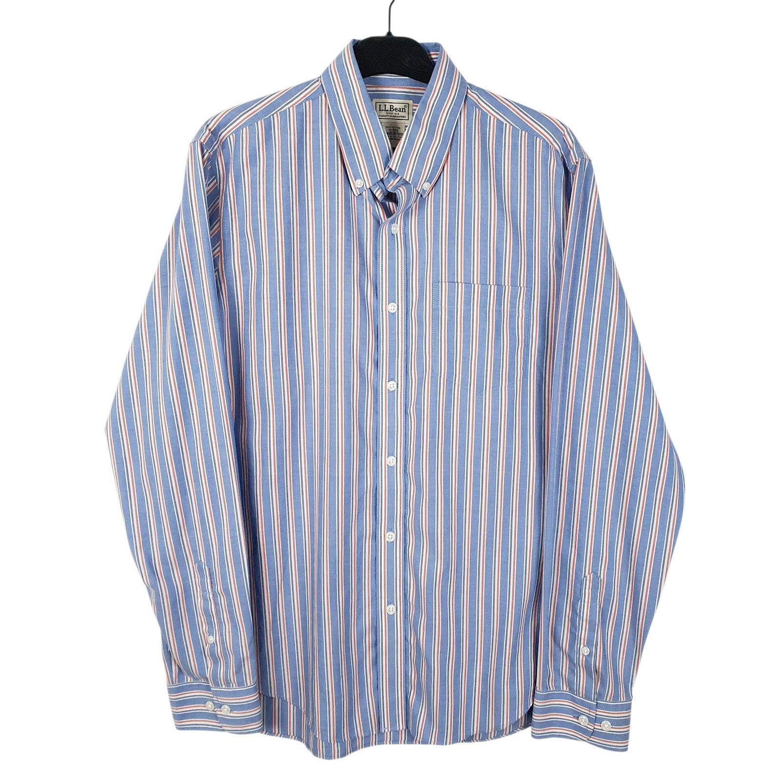 Mens Blue L.L.Bean  Long Sleeve Shirt