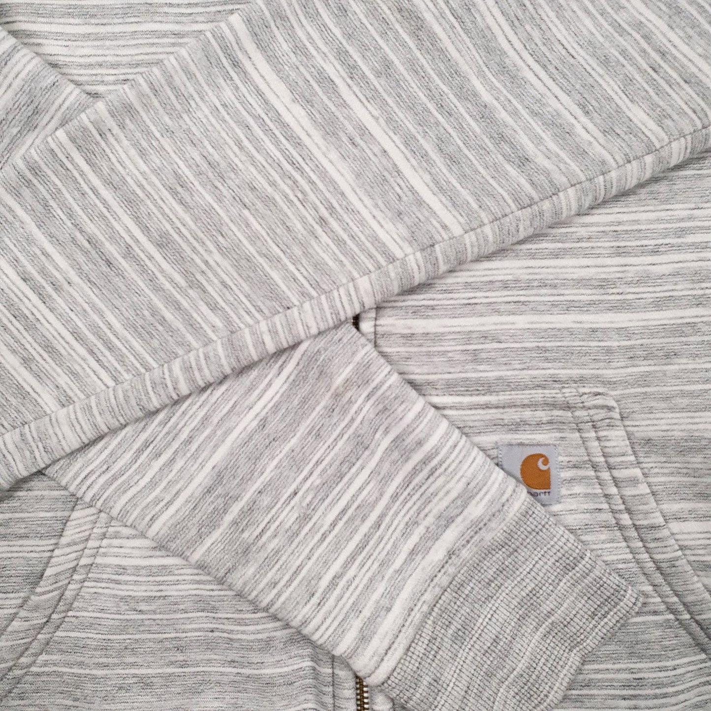 Womens Grey Carhartt Sherps lining Full Zip Jumper