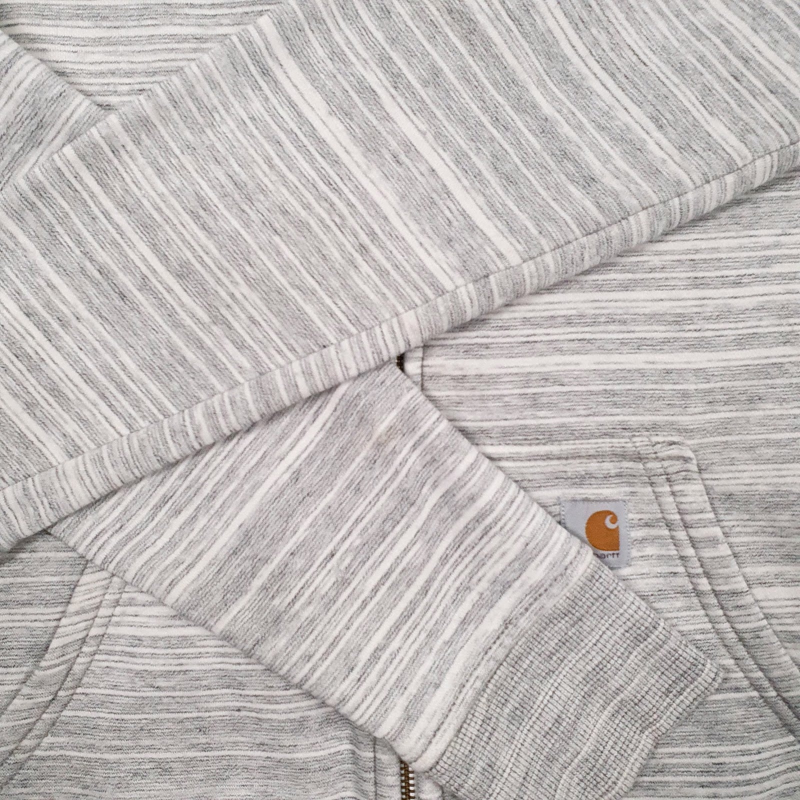 Womens Grey Carhartt Sherps lining Full Zip Jumper