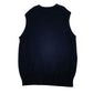 Mens Black Chaps  Vest Jumper