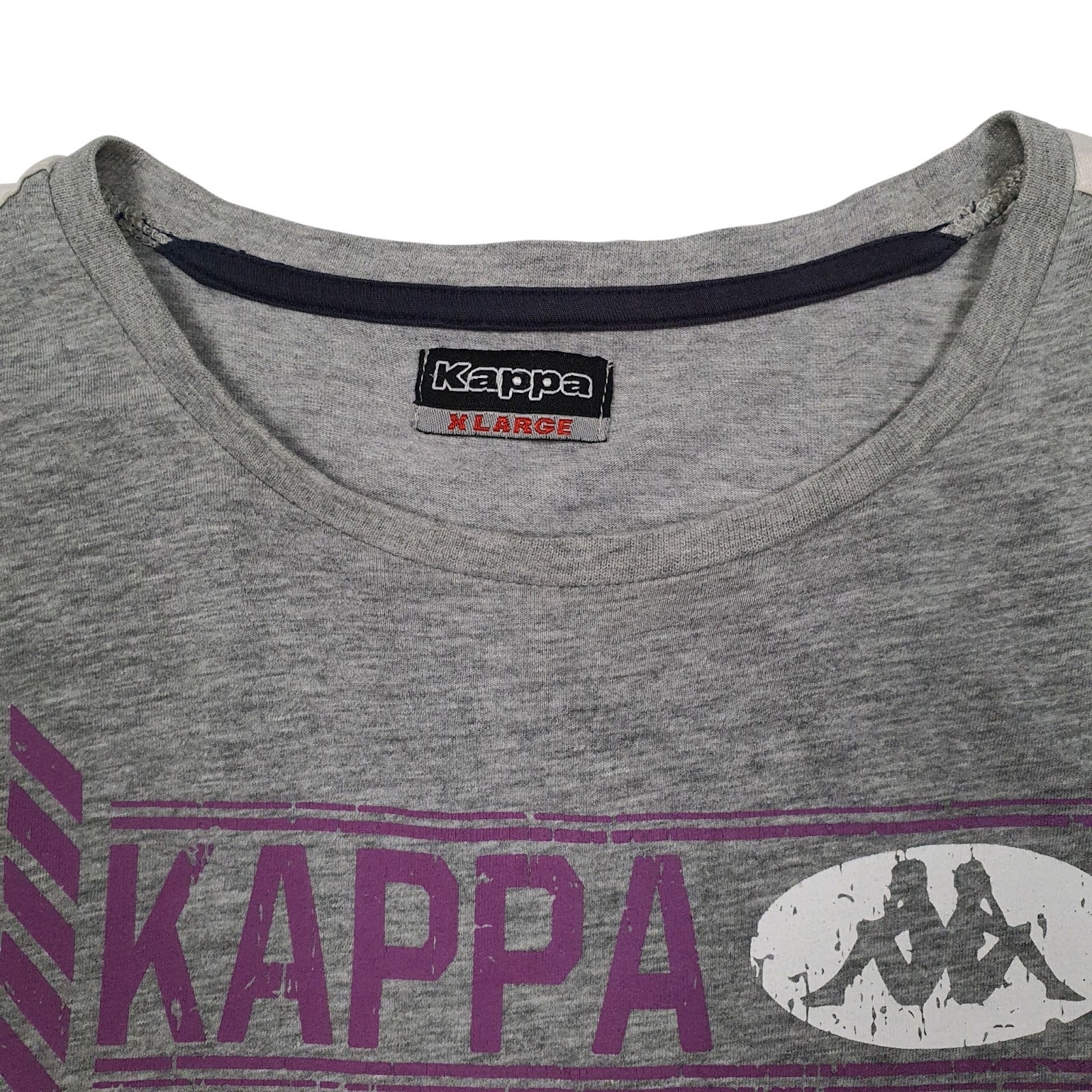 Mens Grey Kappa   T Shirt