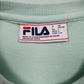 Womens Green Fila  Crewneck Jumper