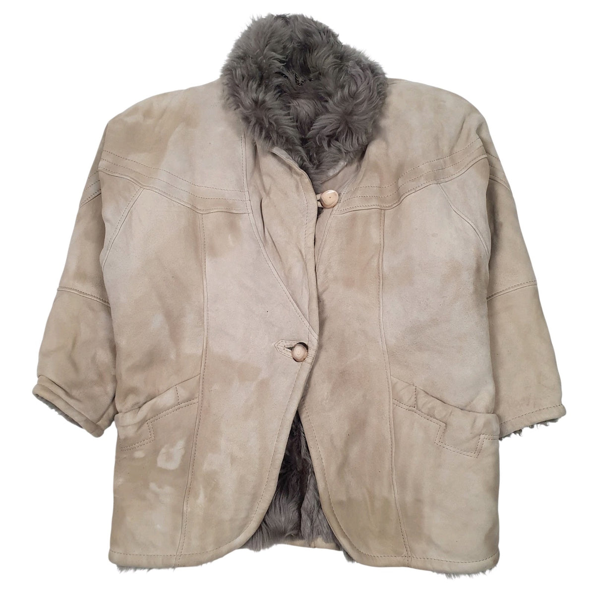 Mens Beige Unbranded Afghan  Coat