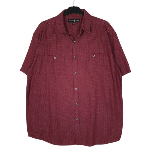 Mens Burgundy Beverly Hills Polo Club  Short Sleeve Shirt