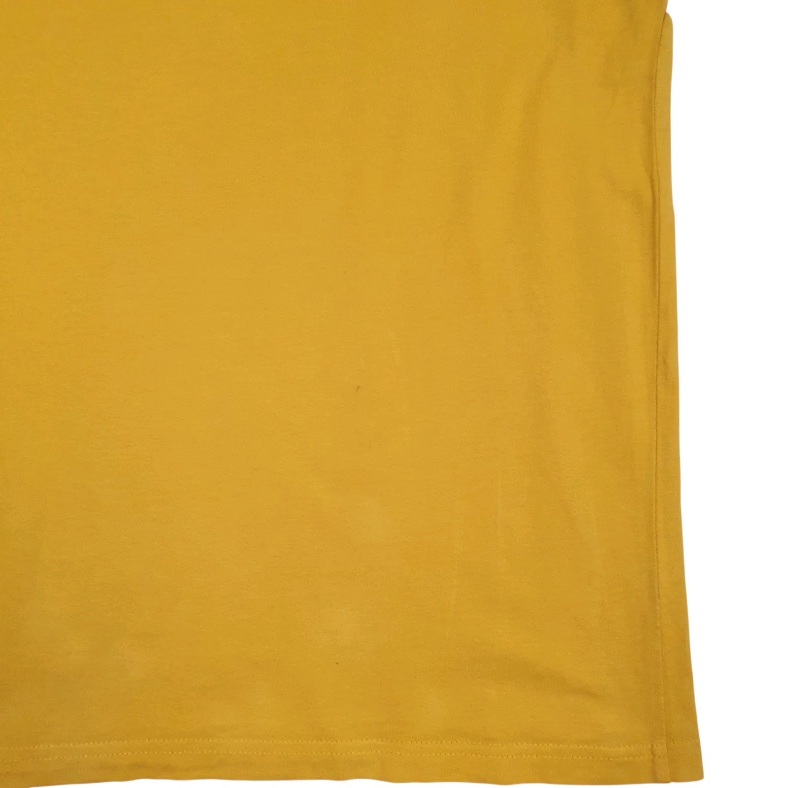 Mens Yellow Diadora Spellout  T Shirt