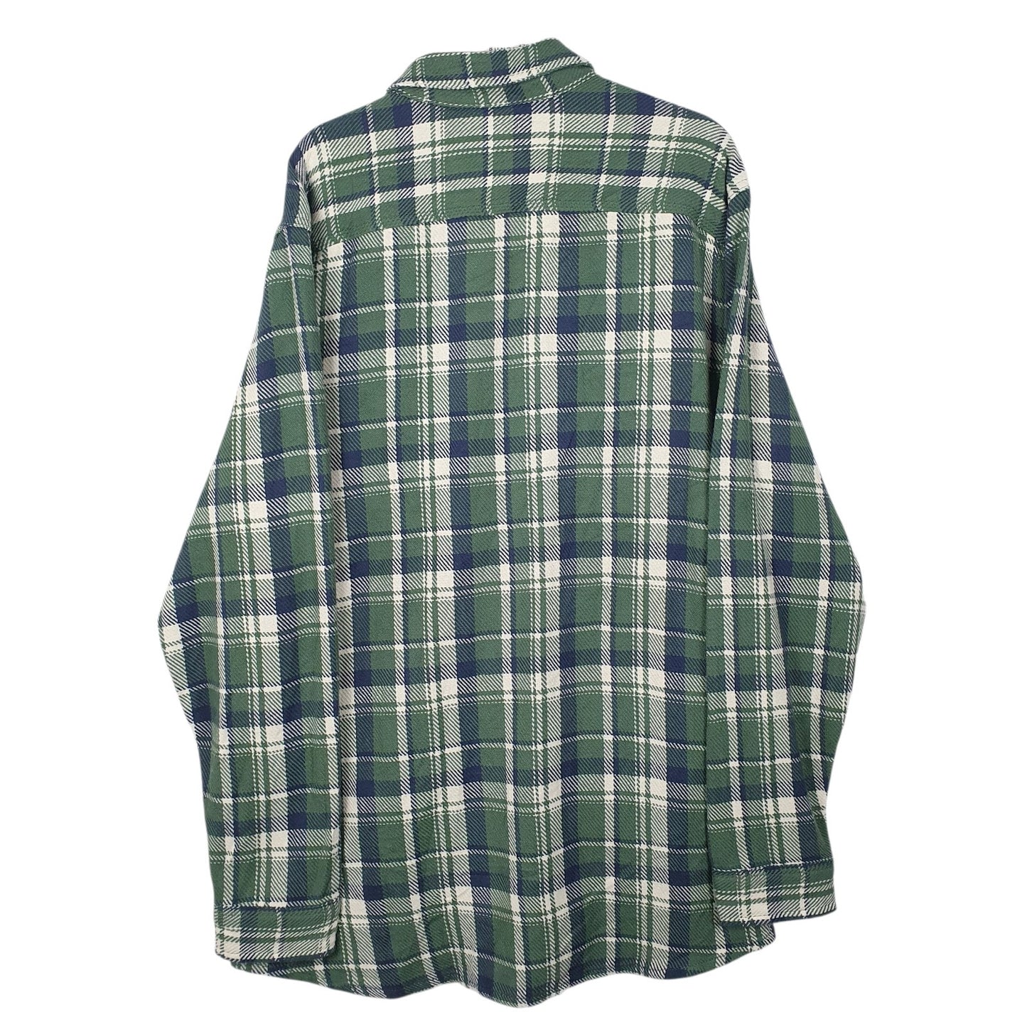Mens Green L.L.Bean Flannel  Shirt