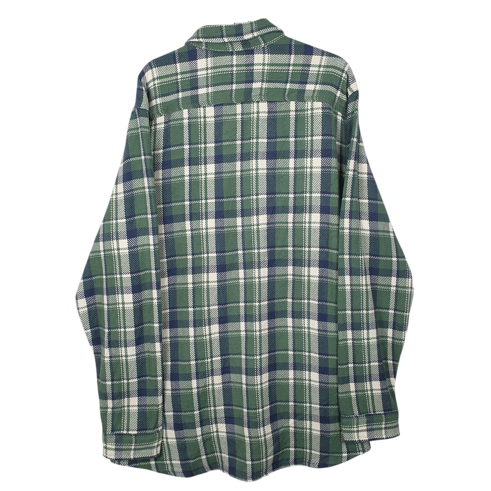 Mens Green L.L.Bean Flannel  Shirt