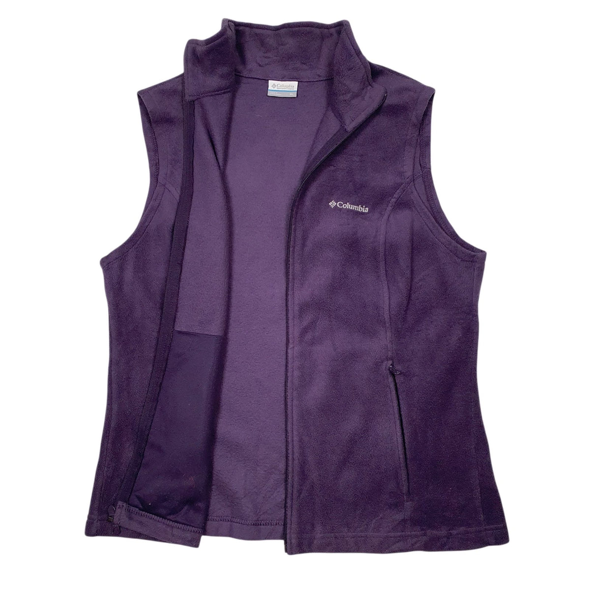 Womens Purple Columbia Sportswear Short  Gilet Jumper