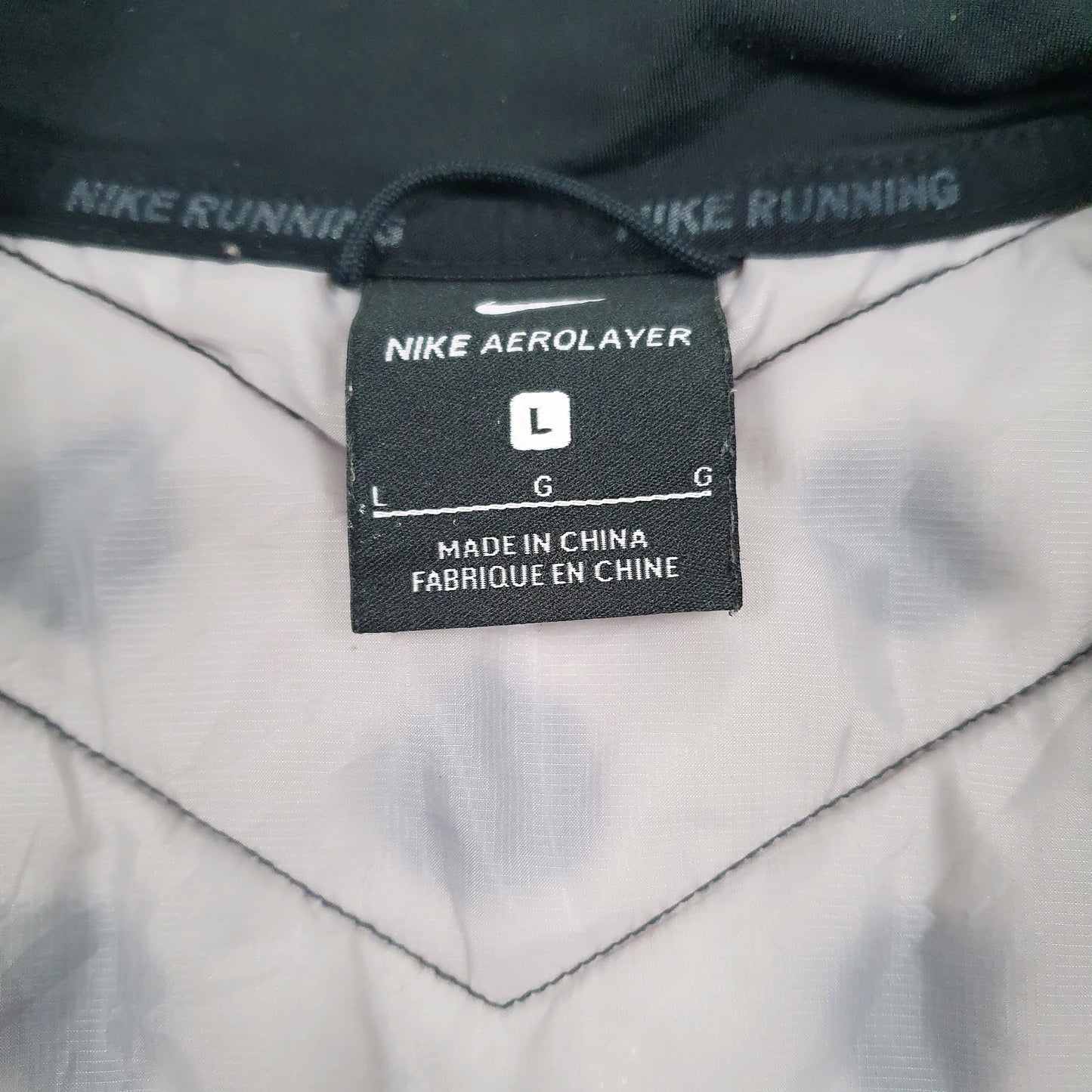 Mens Black Nike Aerolayer  Coat