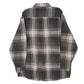 Mens Grey Fashion and Style Flannel  Shirt
