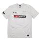 Mens White Nike Freiburger FC Football Jersey Short Sleeve T Shirt
