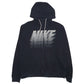 Mens Black Nike Spellout Full Zip Jumper