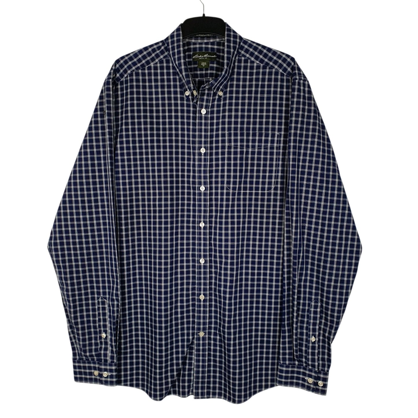Mens Navy Eddie Bauer  Long Sleeve Shirt