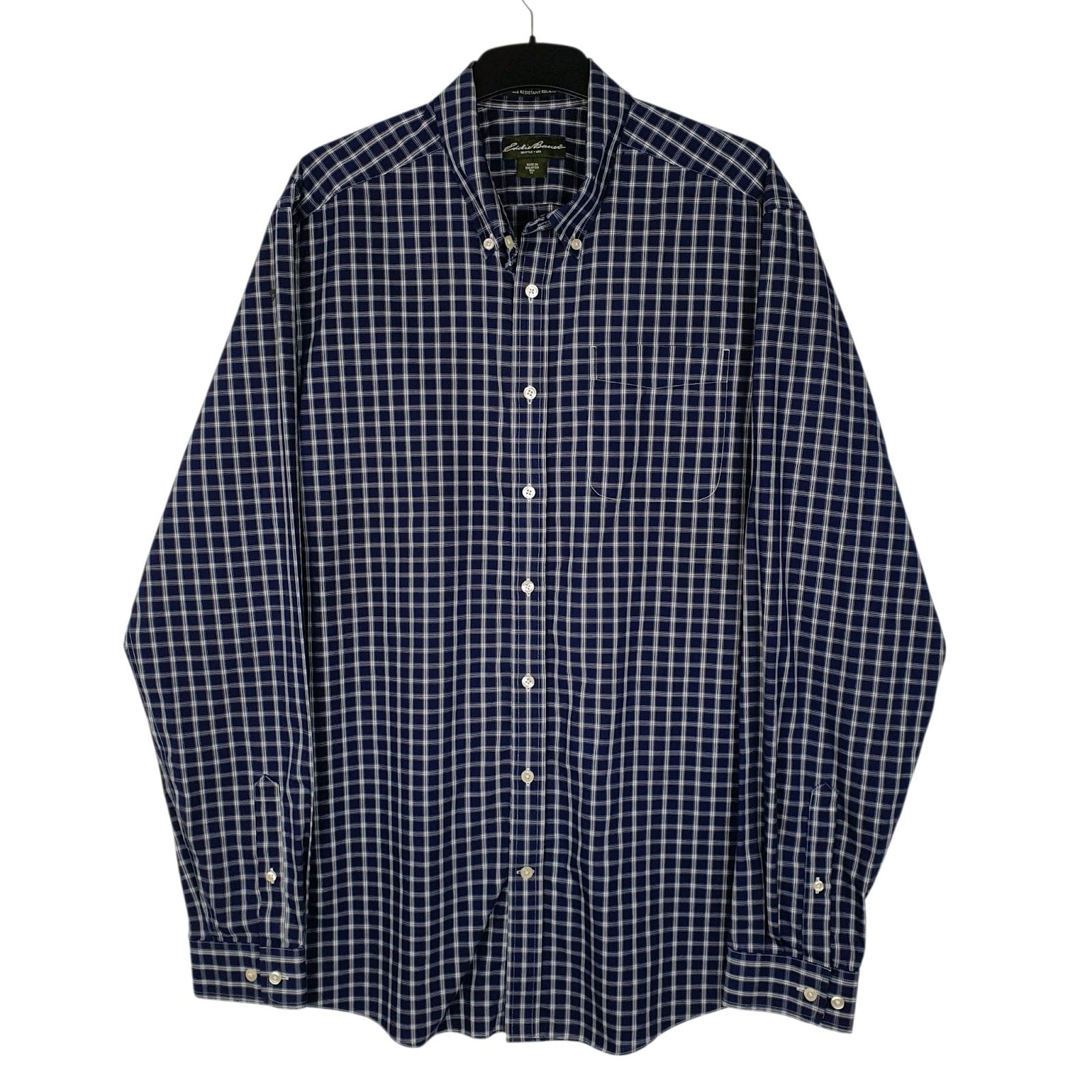 Mens Navy Eddie Bauer  Long Sleeve Shirt