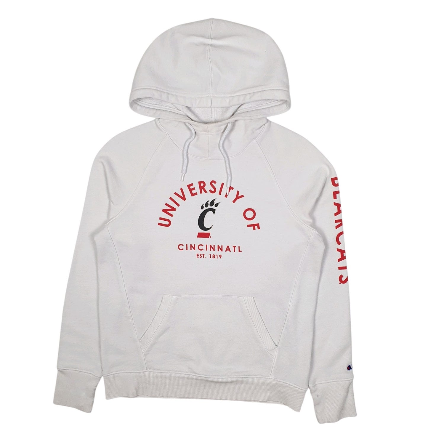 Womens White Champion Cincinnati Bearcats Hoodie Jumper