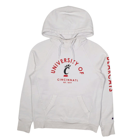 Womens White Champion Cincinnati Bearcats Hoodie Jumper