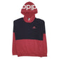 Mens Red Adidas Lightweight Hoodie Jumper