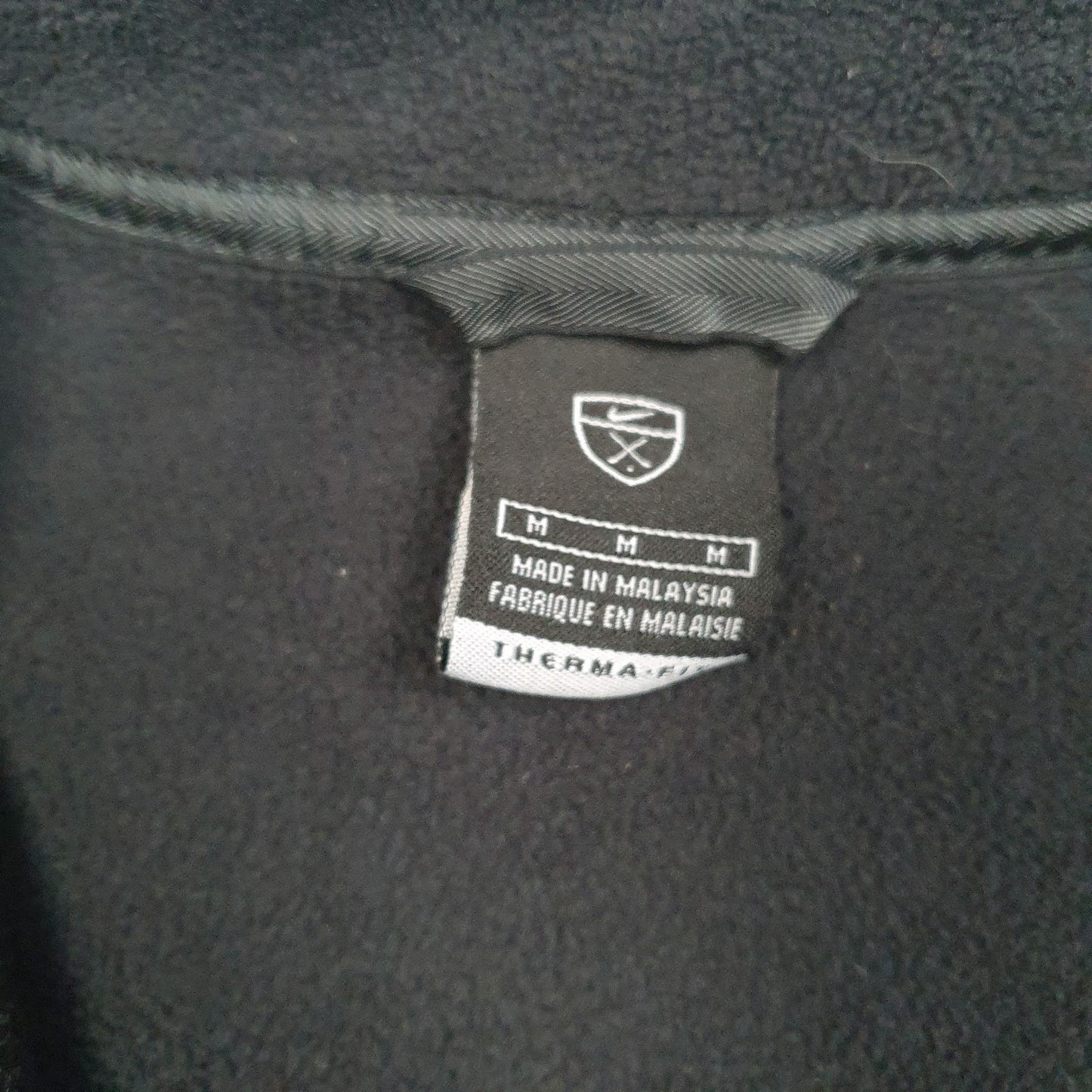 Mens Black Nike Golf Quarter Zip Jumper