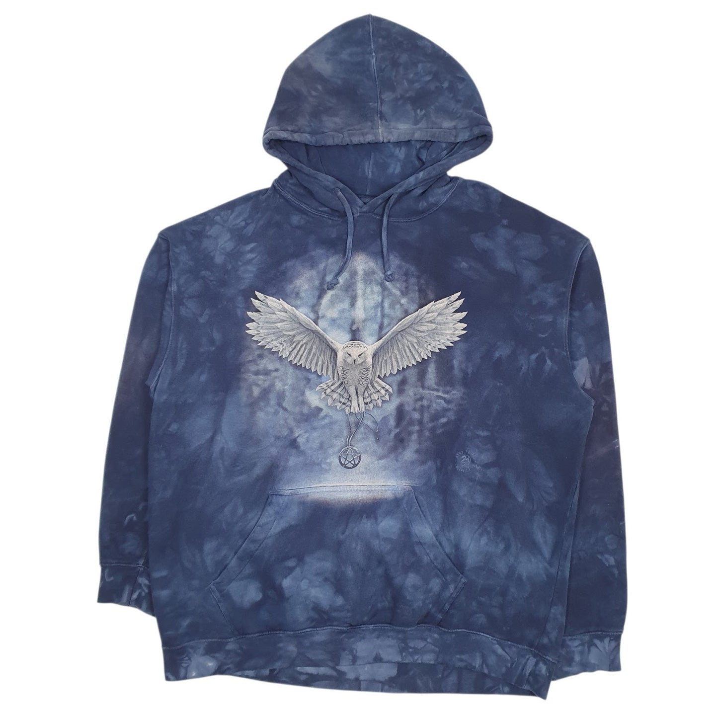 Mens Navy The Mountain  Hoodie Jumper