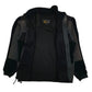 Mens Black Mountain Hard Wear Windbreaker  Coat
