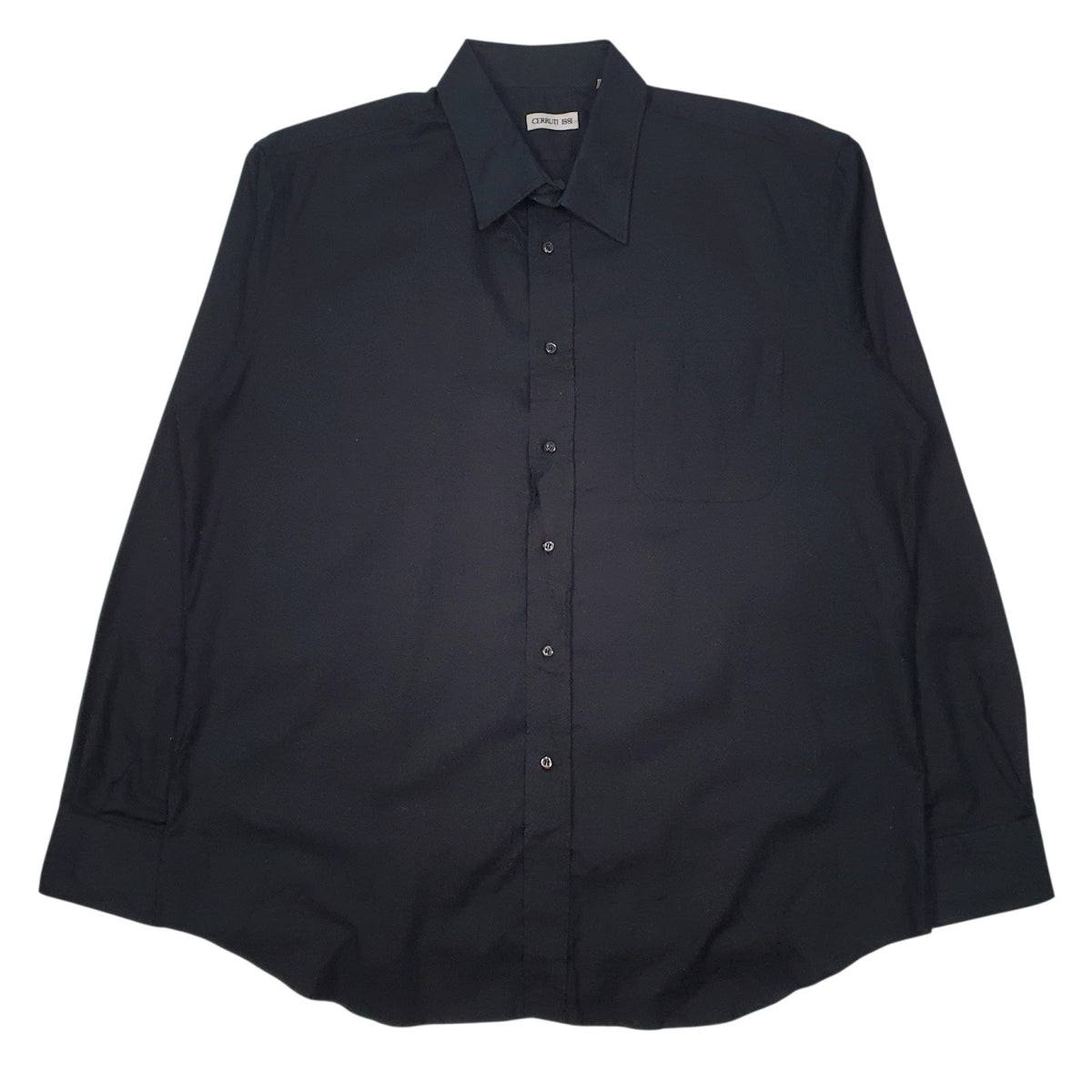 Mens Black Cerruti  Long Sleeve Shirt