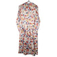 Womens White Unbranded Print Button Up  Dress