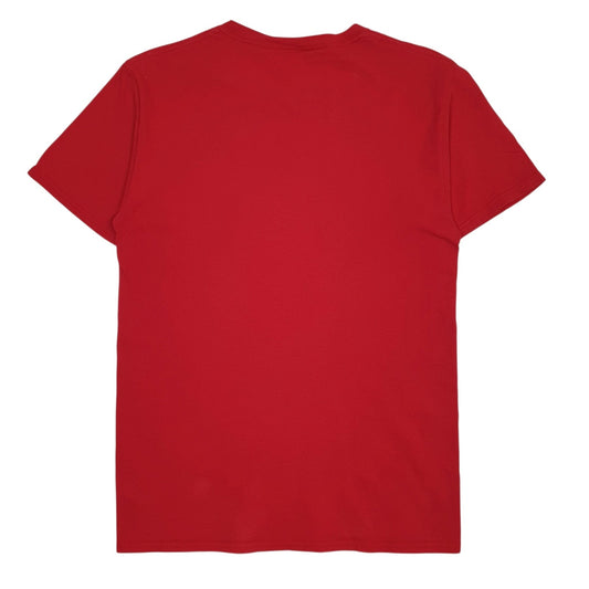 Mens Red Fruit Of The Loom Linn-Mar  T Shirt