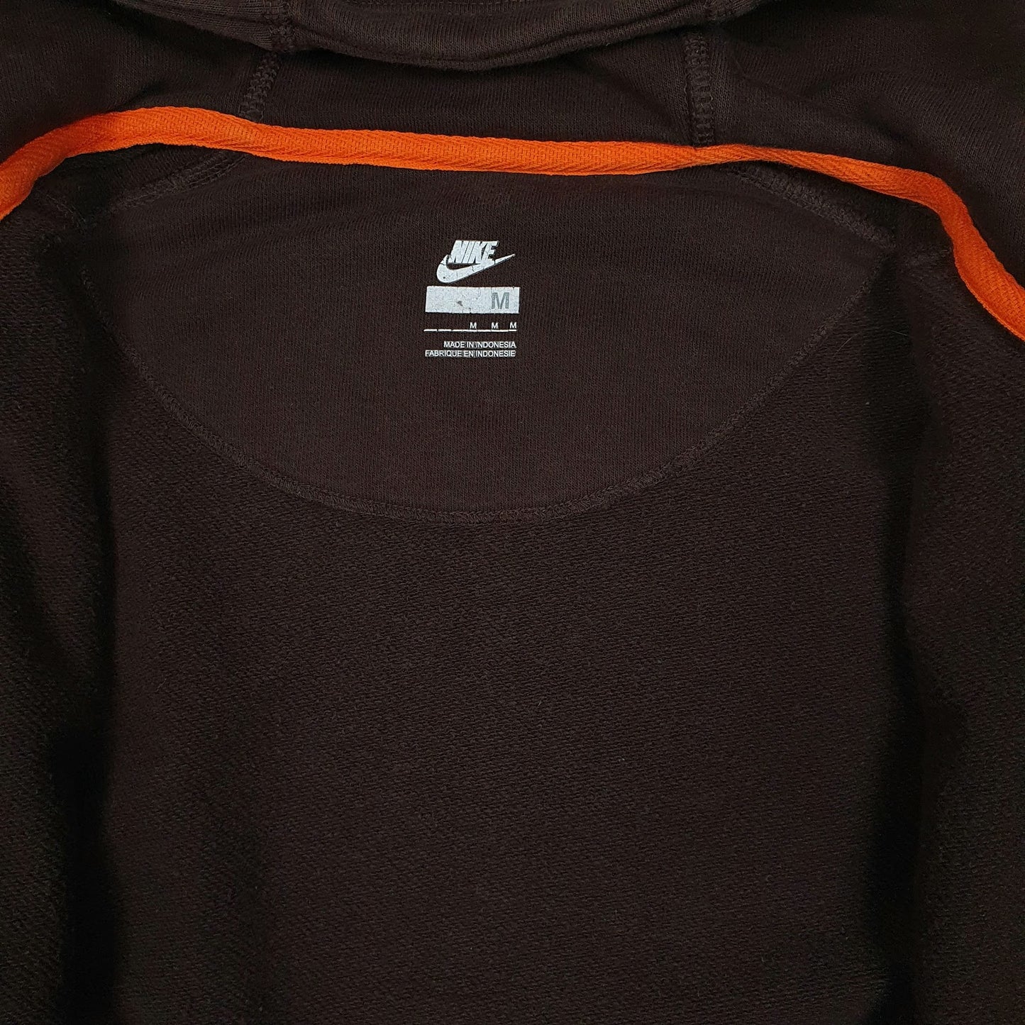 Mens Brown Nike Hoodie Full Zip Jumper