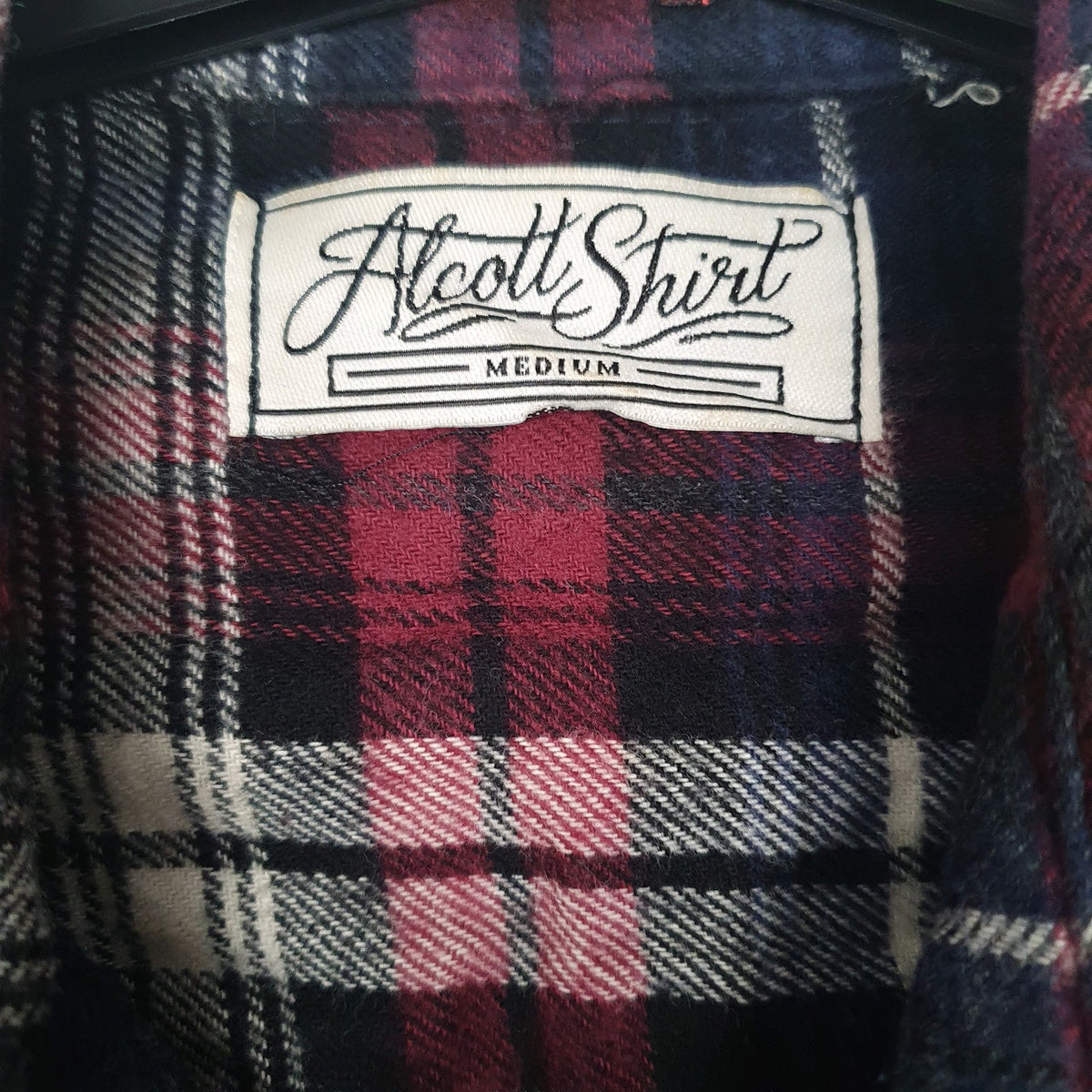 Mens Grey Alcott Flannel  Shirt